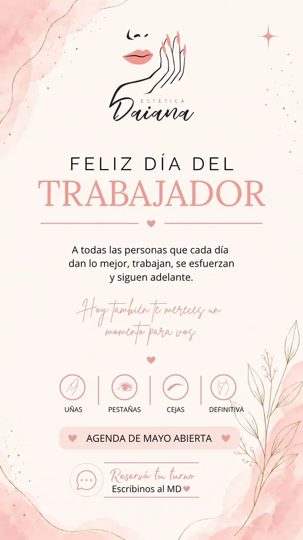 Diseño para Estética Daiana