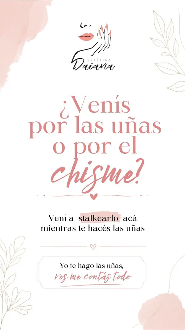 Diseño para Estética Daiana