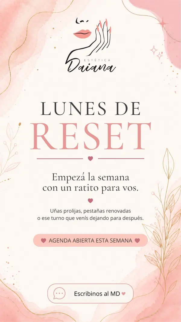 Diseño para Estética Daiana