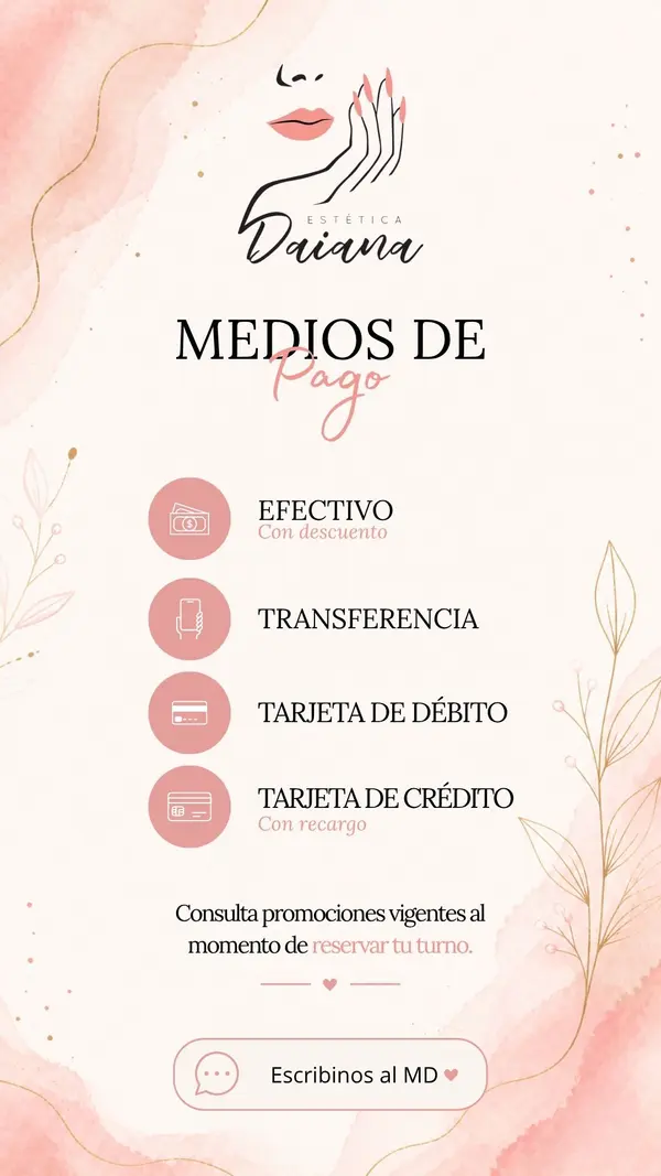 Diseño para Estética Daiana