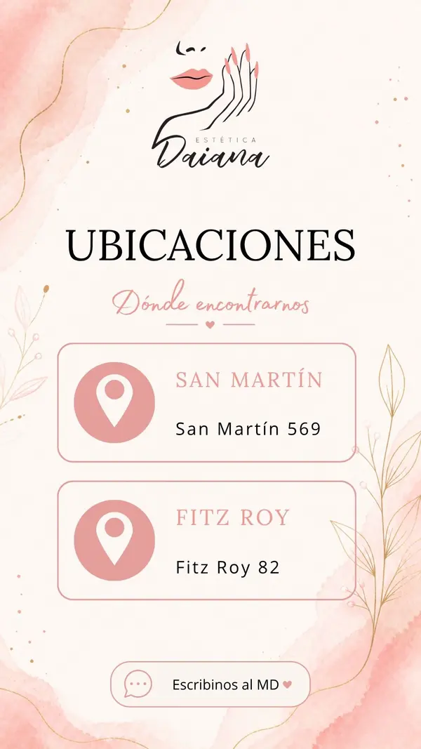 Diseño para Estética Daiana