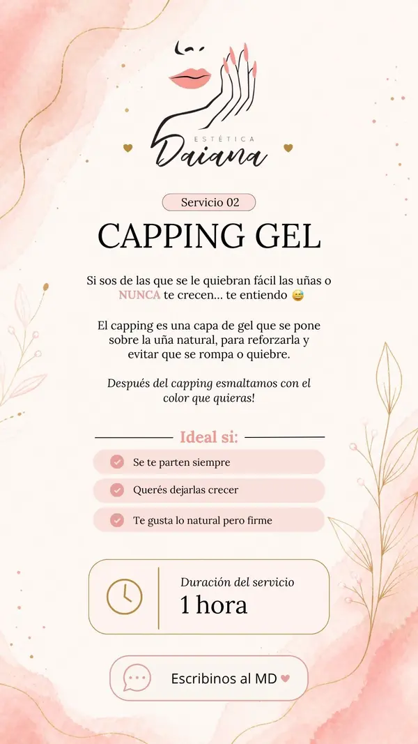Diseño para Estética Daiana