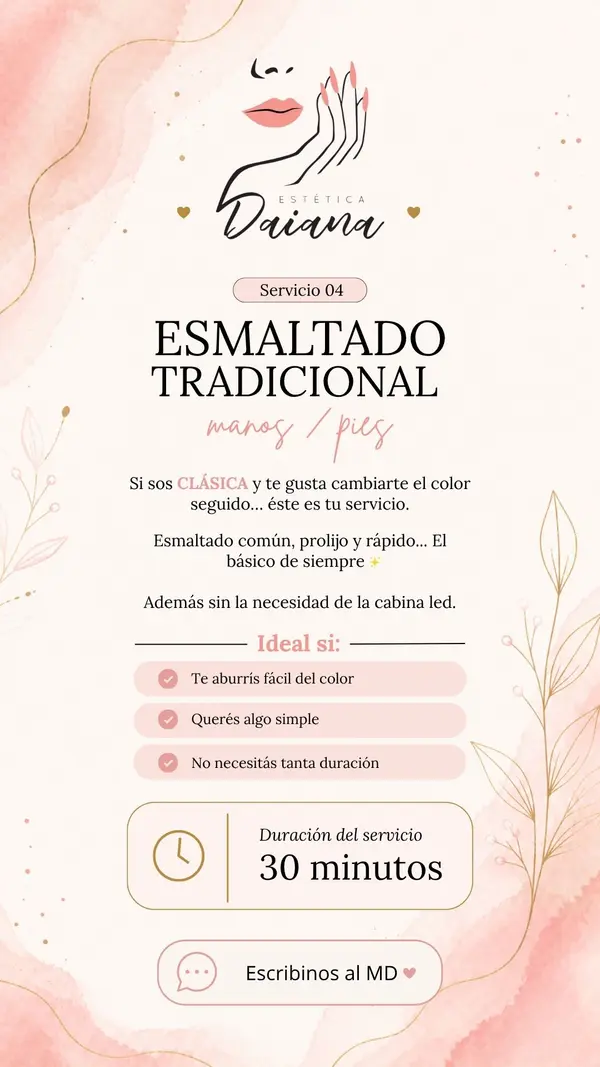 Diseño para Estética Daiana