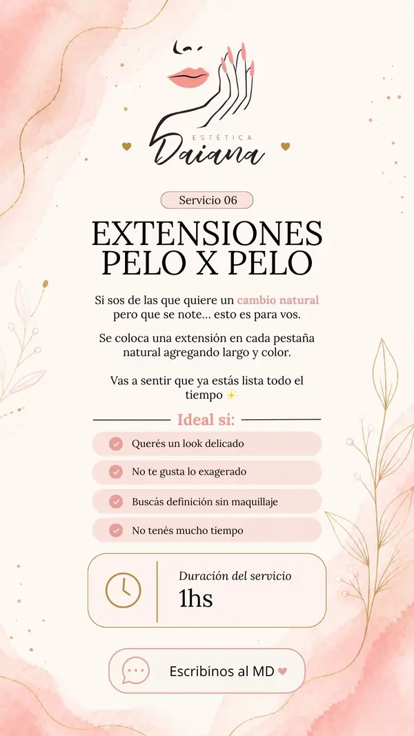 Diseño para Estética Daiana