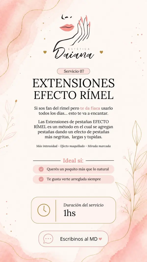 Diseño para Estética Daiana