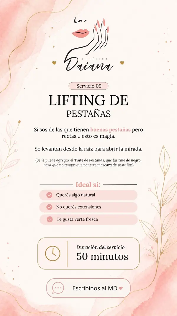 Diseño para Estética Daiana