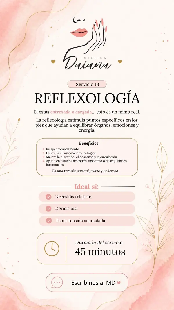 Diseño para Estética Daiana