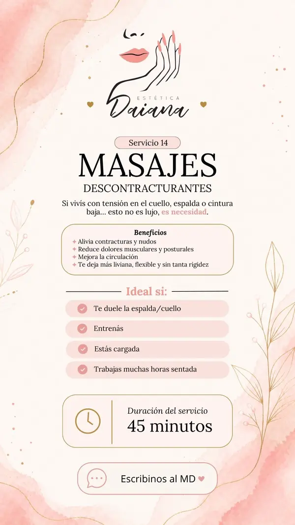 Diseño para Estética Daiana