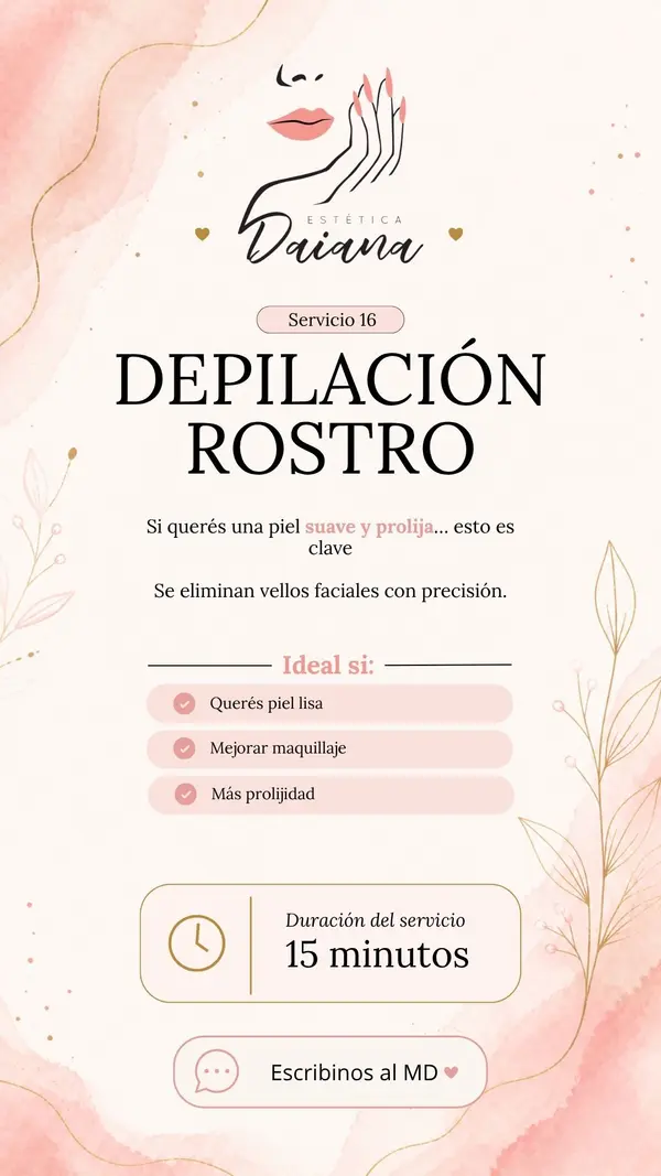 Diseño para Estética Daiana