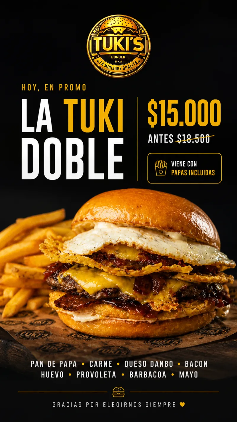 Diseño para Tuki Burger