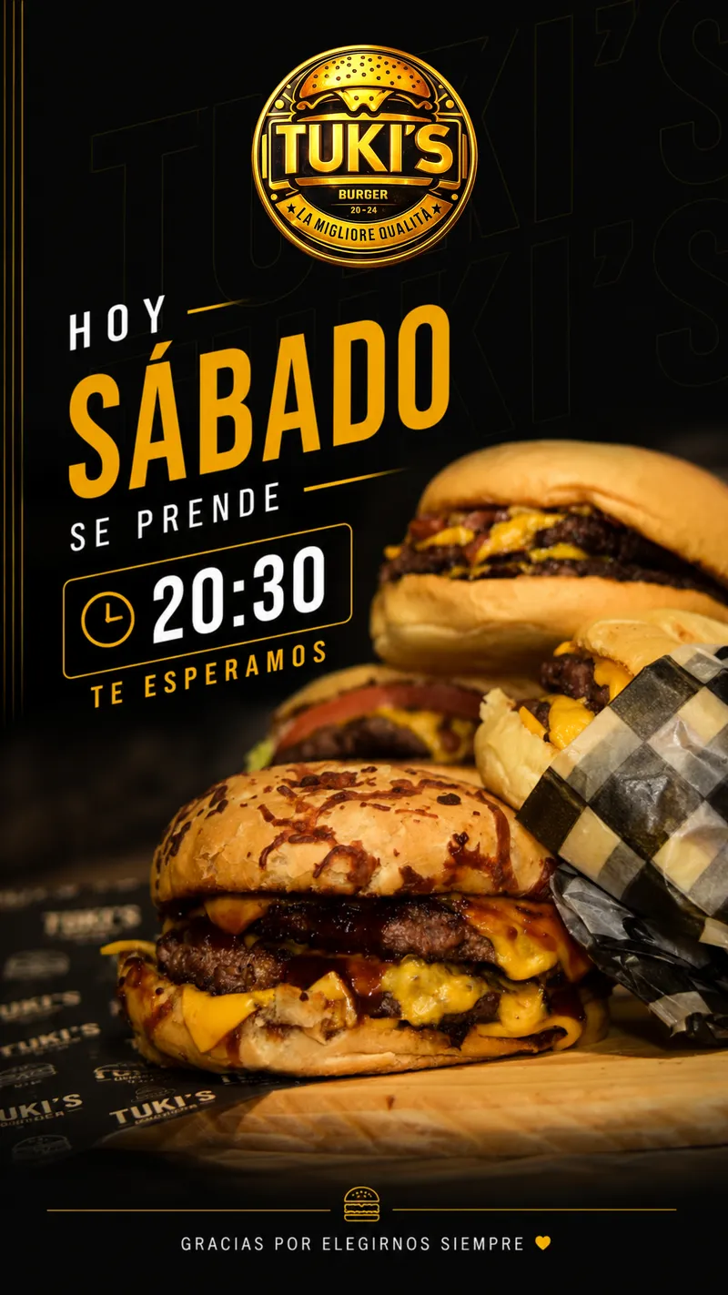 Diseño para Tuki Burger