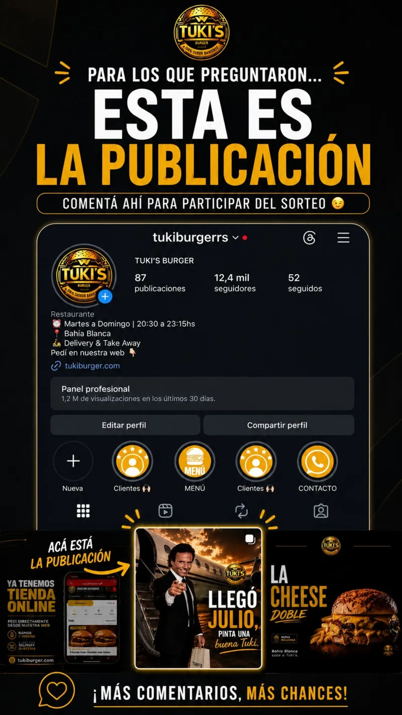 Diseño para Tuki Burger