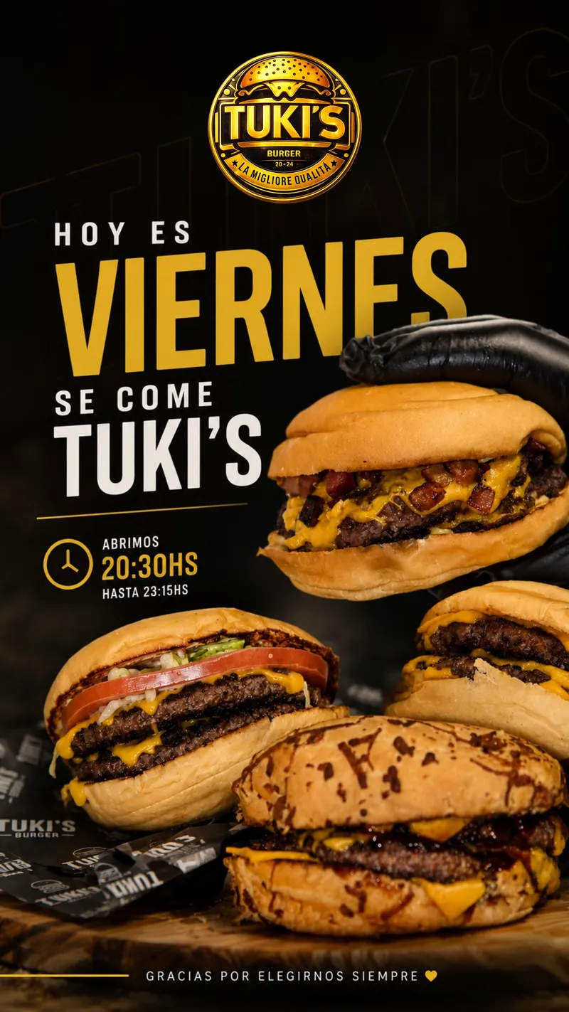 Diseño para Tuki Burger