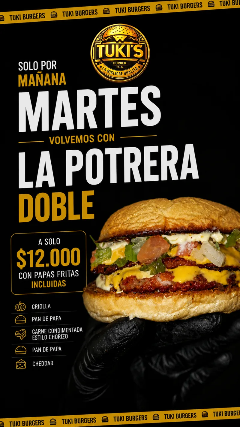 Diseño para Tuki Burger