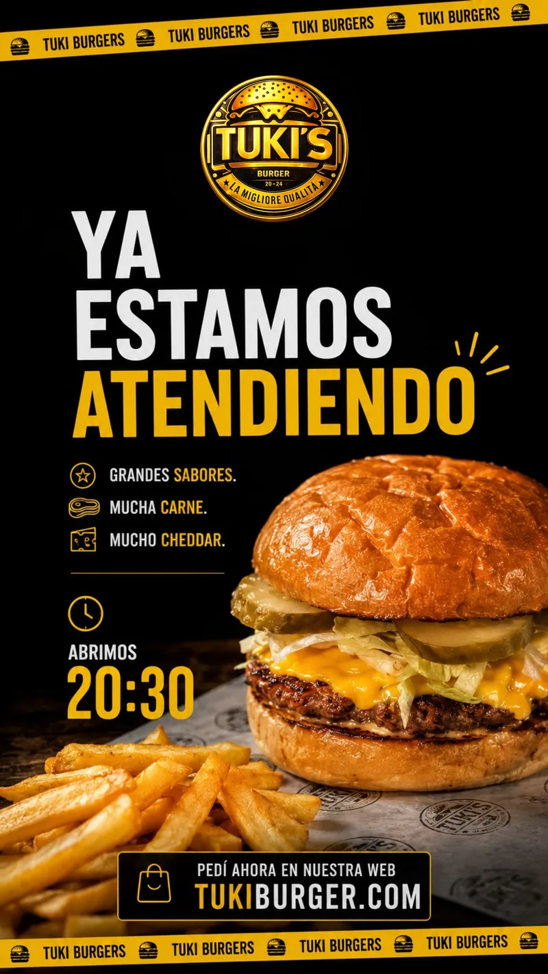 Diseño para Tuki Burger