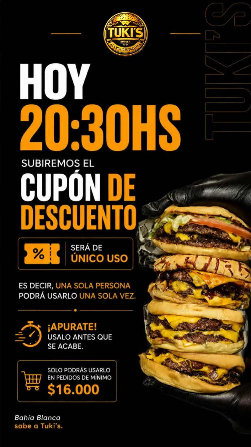 Diseño para Tuki Burger