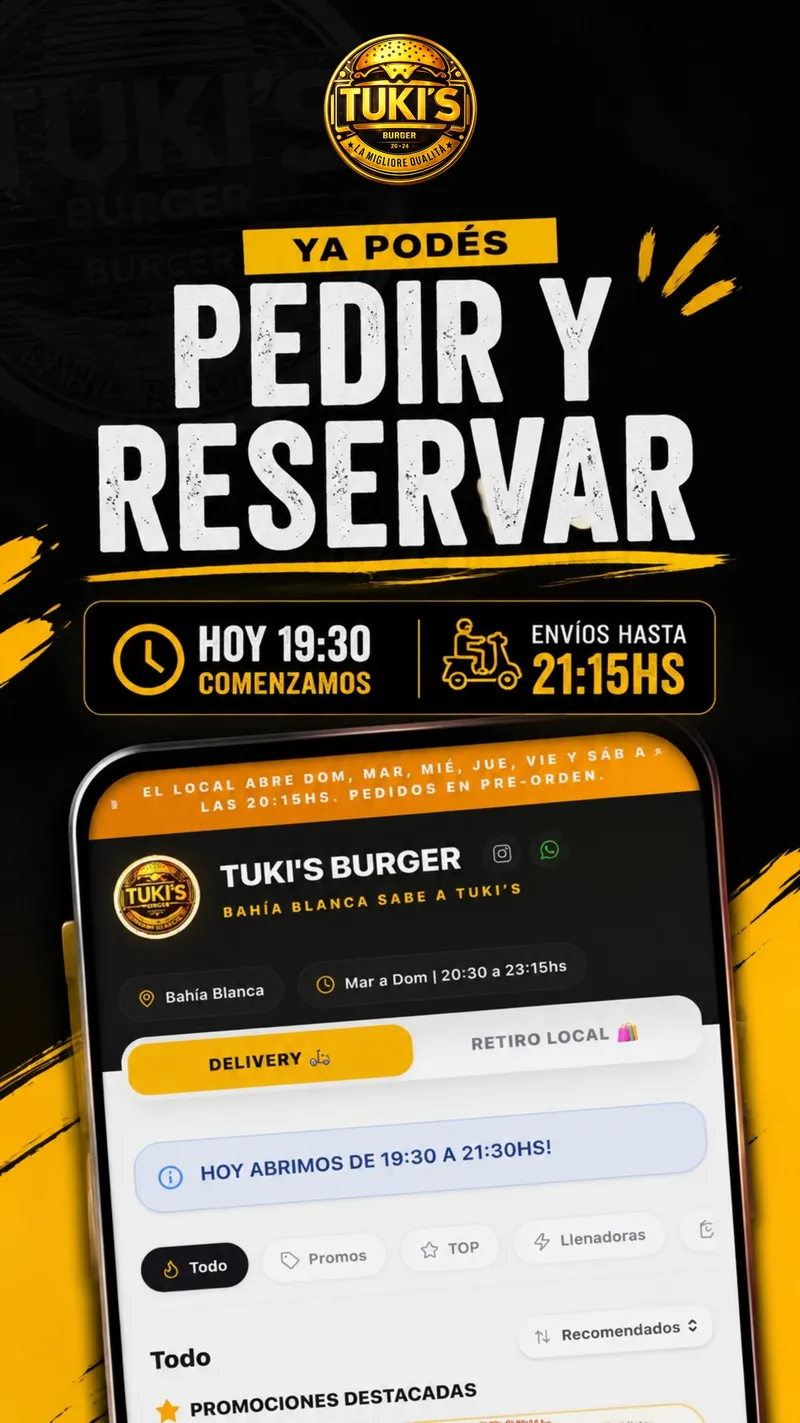 Diseño para Tuki Burger