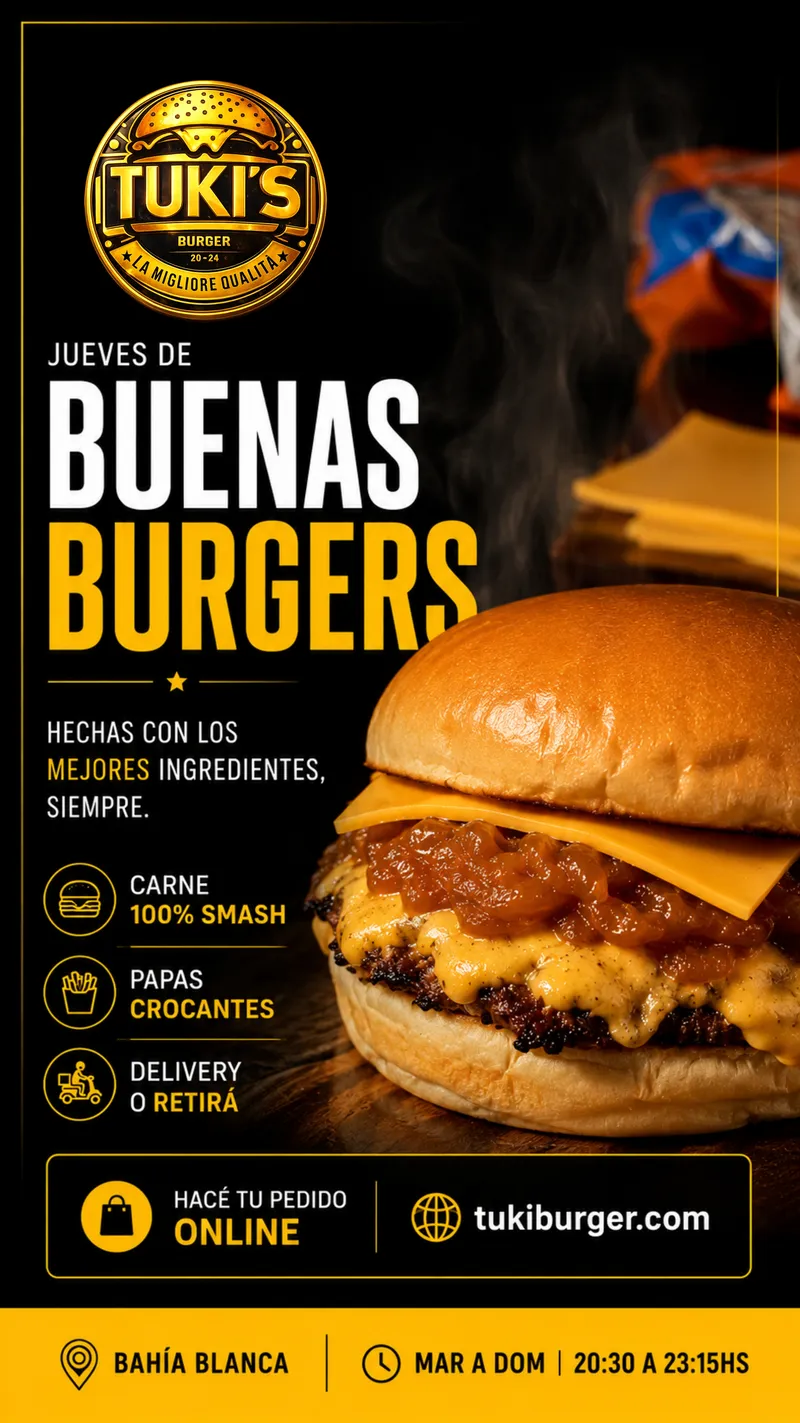 Diseño para Tuki Burger