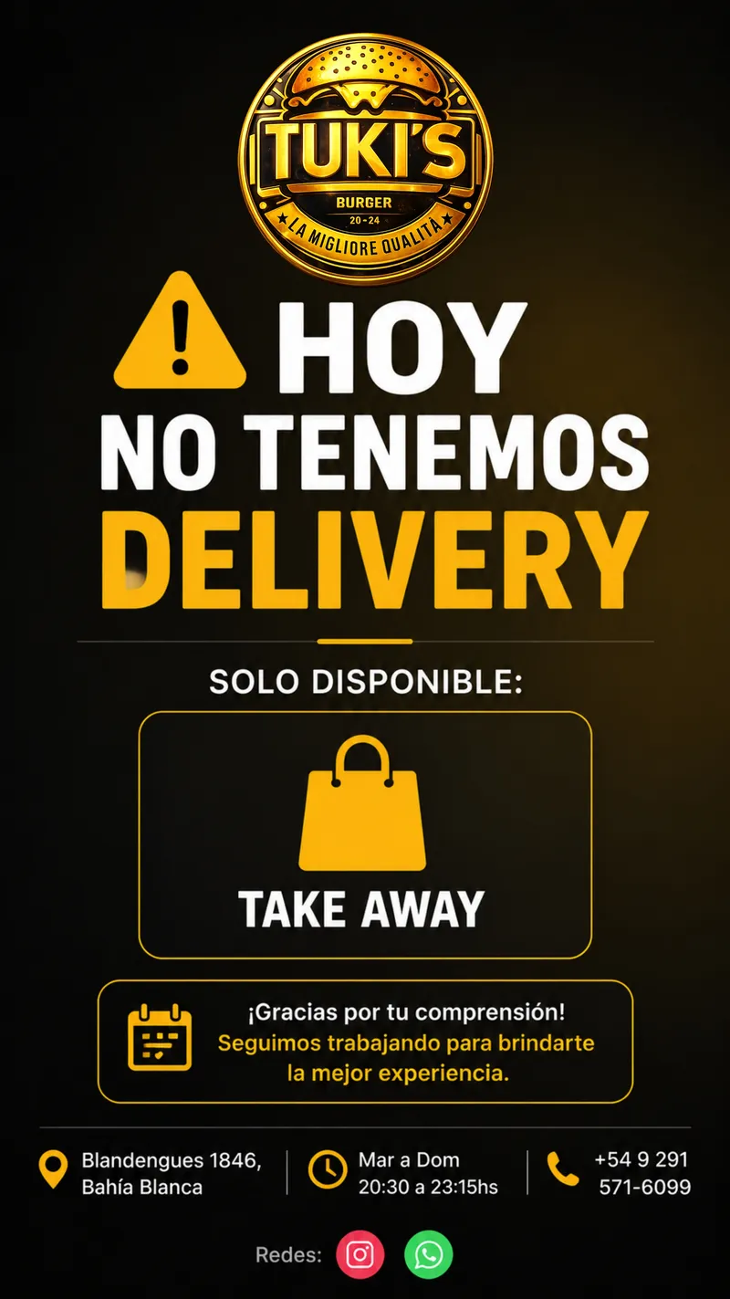 Diseño para Tuki Burger