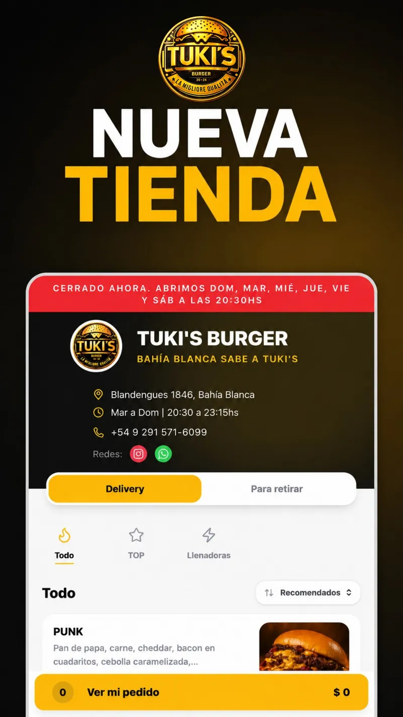 Diseño para Tuki Burger