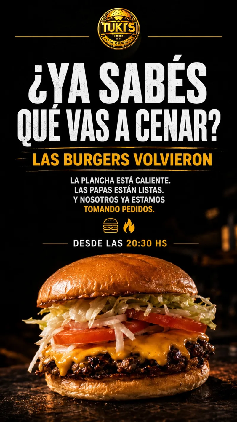 Diseño para Tuki Burger