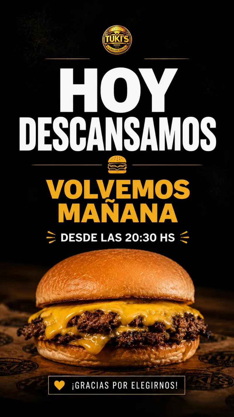 Diseño para Tuki Burger