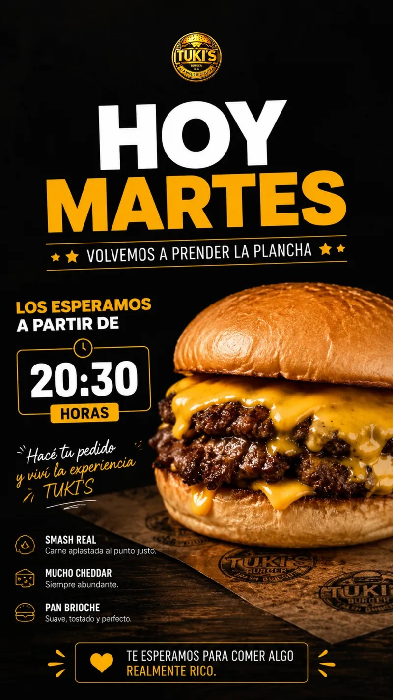 Diseño para Tuki Burger
