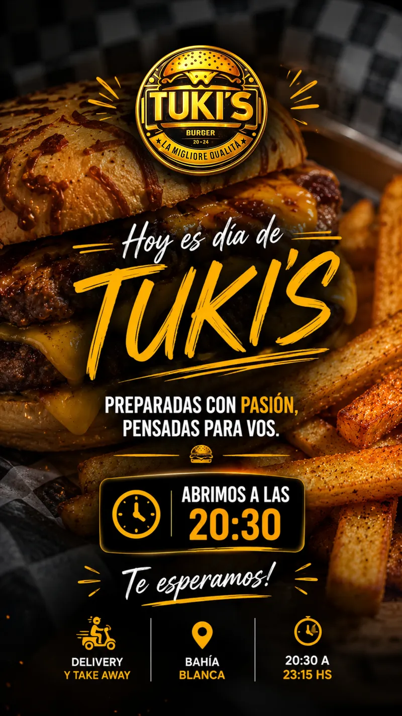Diseño para Tuki Burger