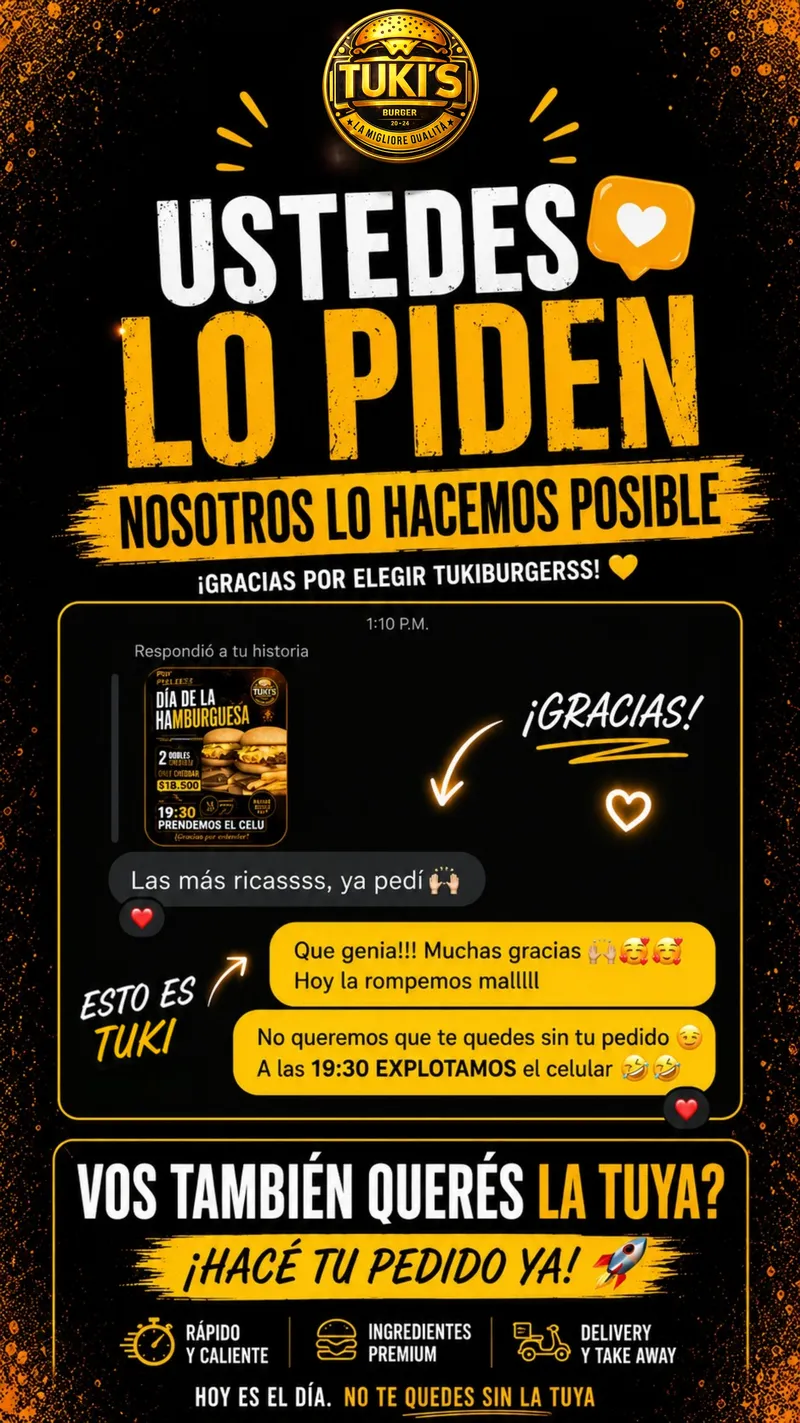 Diseño para Tuki Burger