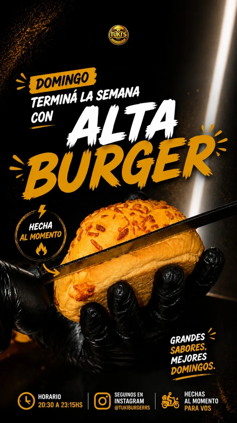 Diseño para Tuki Burger
