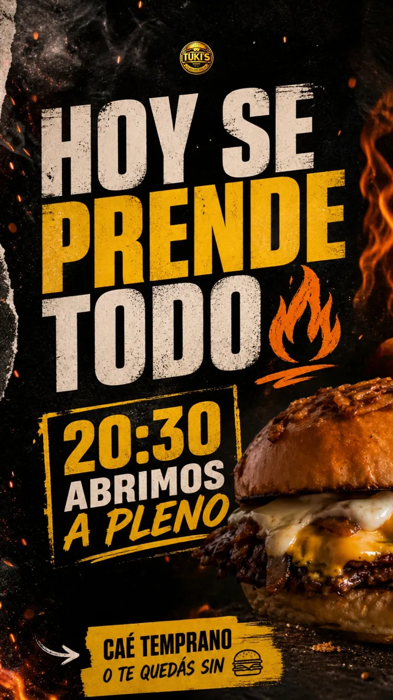 Diseño para Tuki Burger