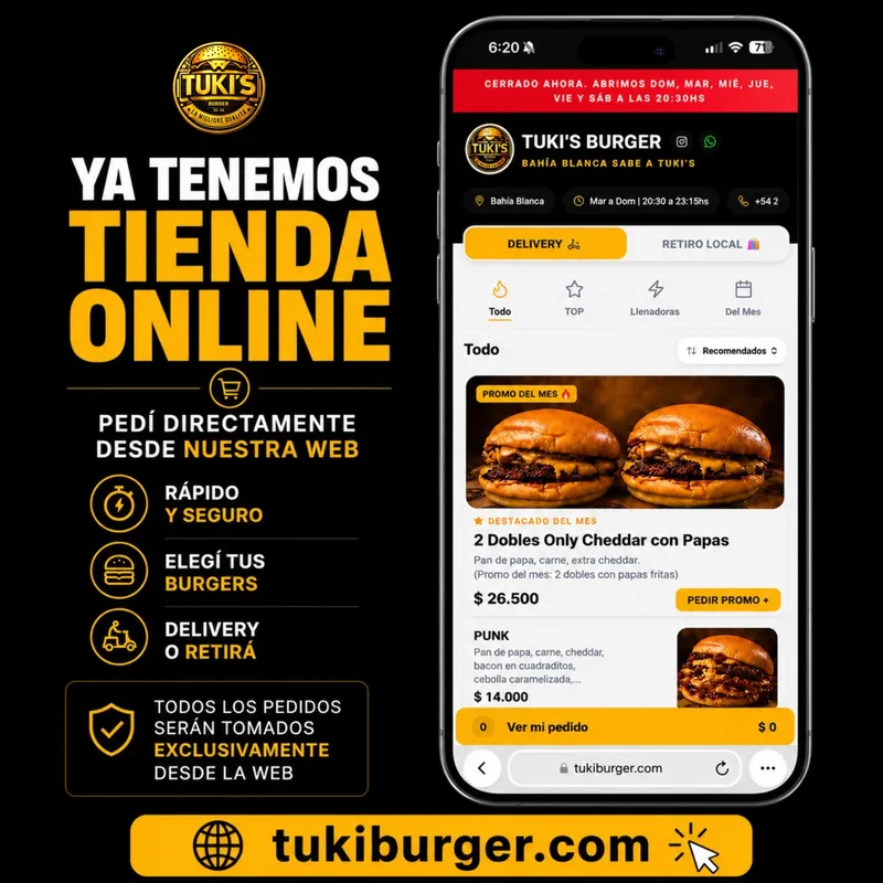 Diseño para Tuki Burger